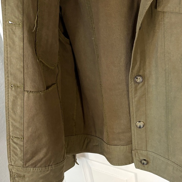 Rachel Zoe XL Dark Olive Utility Jacket - Picture 5 of 8